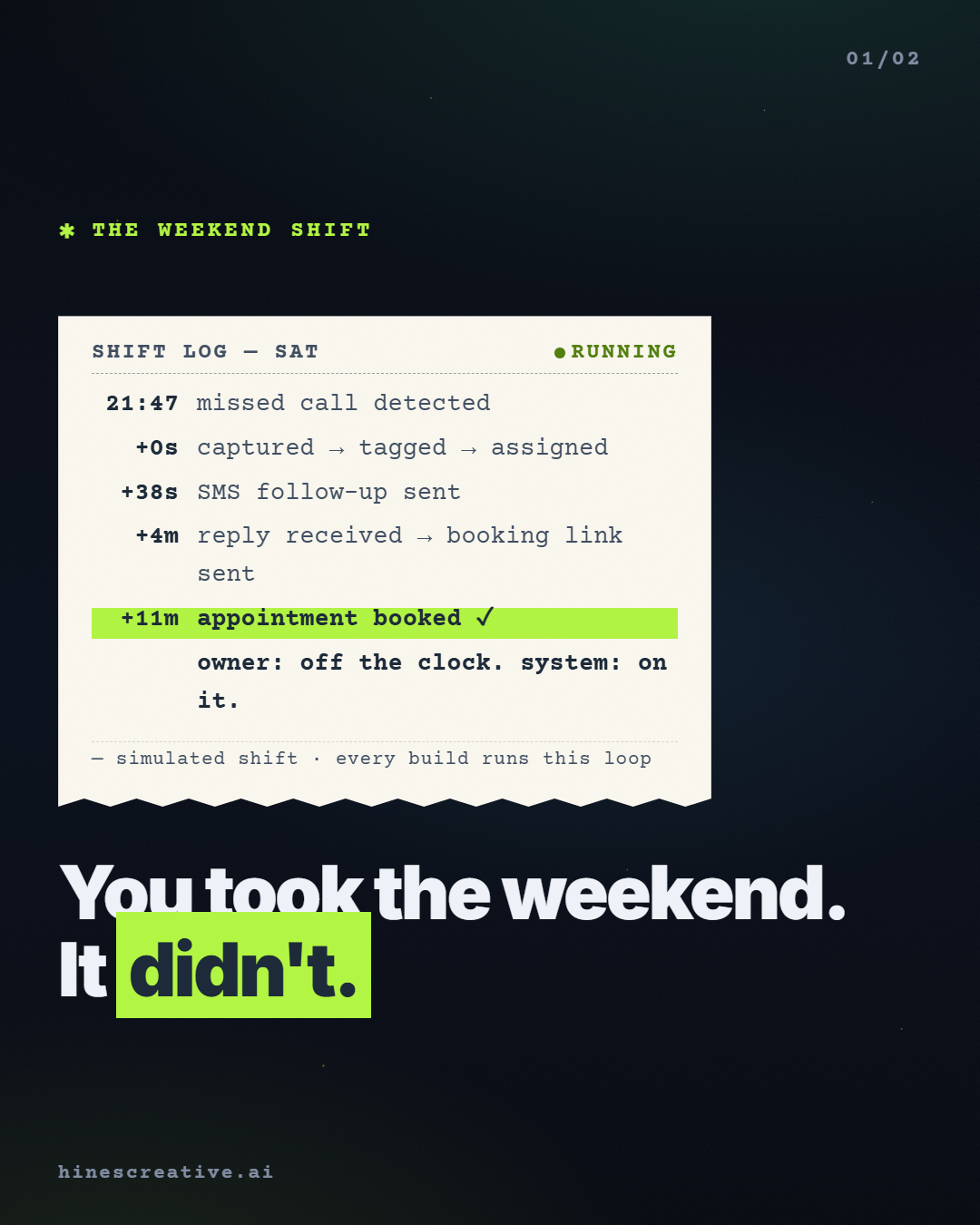 receipt-weekend