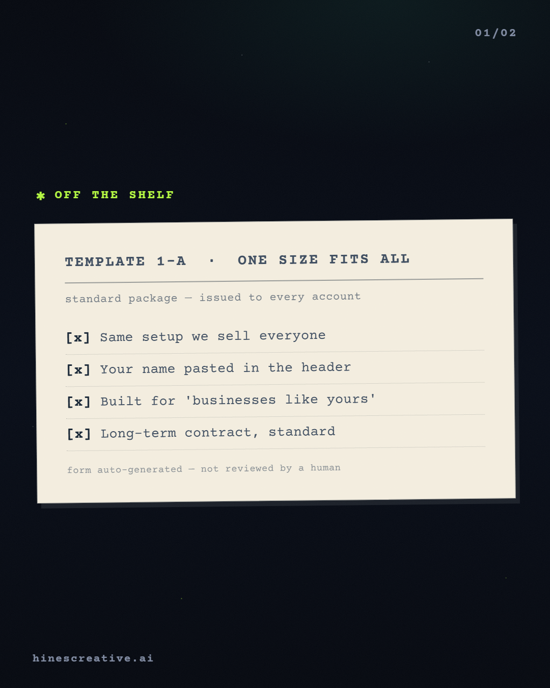 stamp-not-a-template