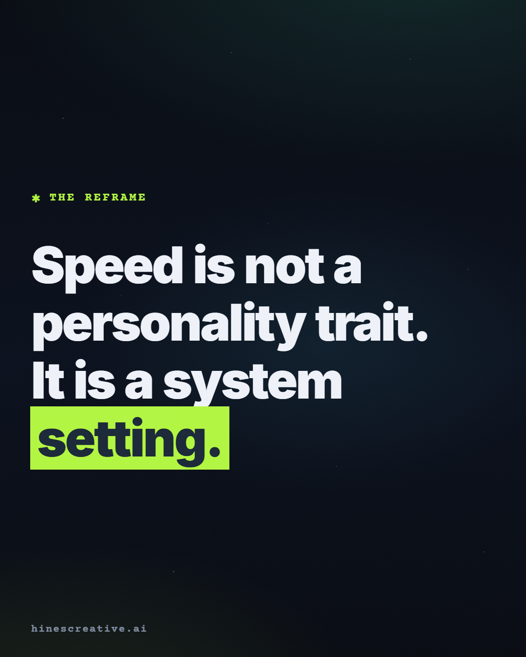 statement-speed-setting